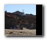 the house from<br>the beach.