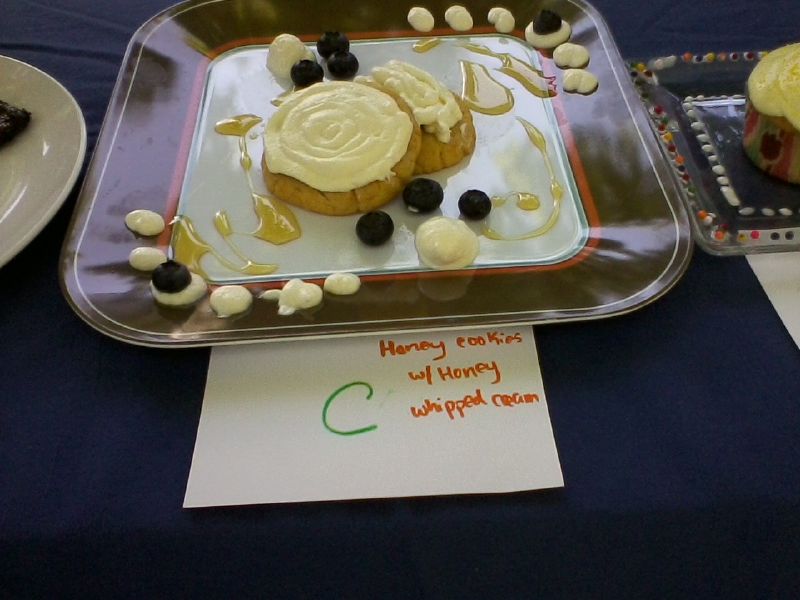C. Honey Cookies / Whipped Cream
