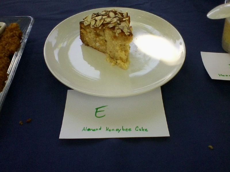 E. Almond Honeybee Cake