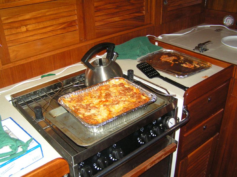 Paul's lasagna looks ...