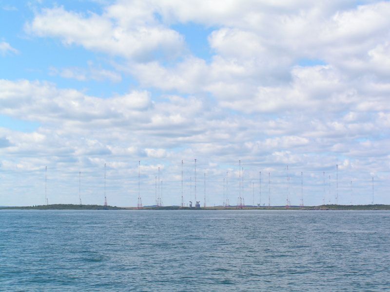 Cutler radio towers