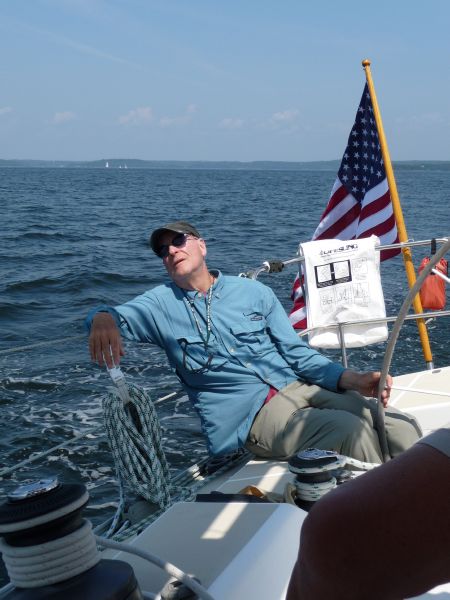 Steve starts sailing ...
