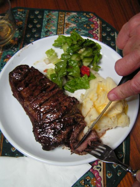 steak dinner.