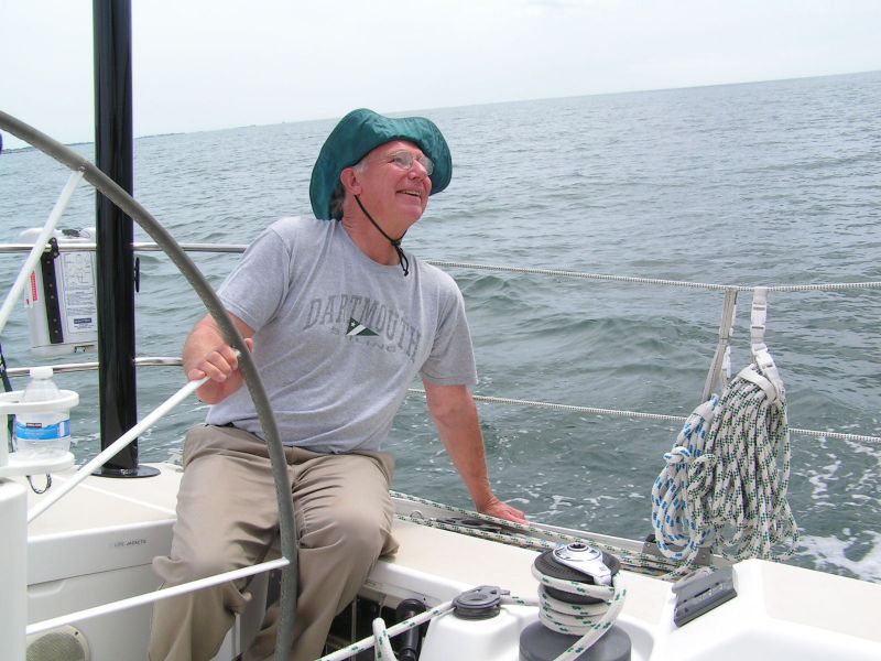 Rick likes sailing ...