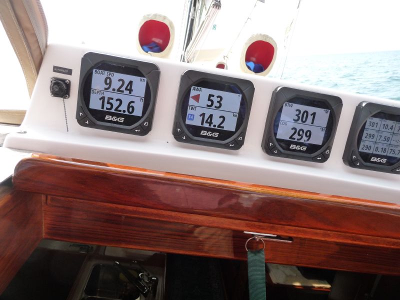over 9 knots!