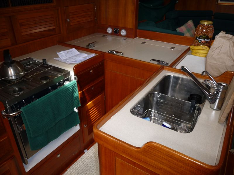 Galley clean and ...