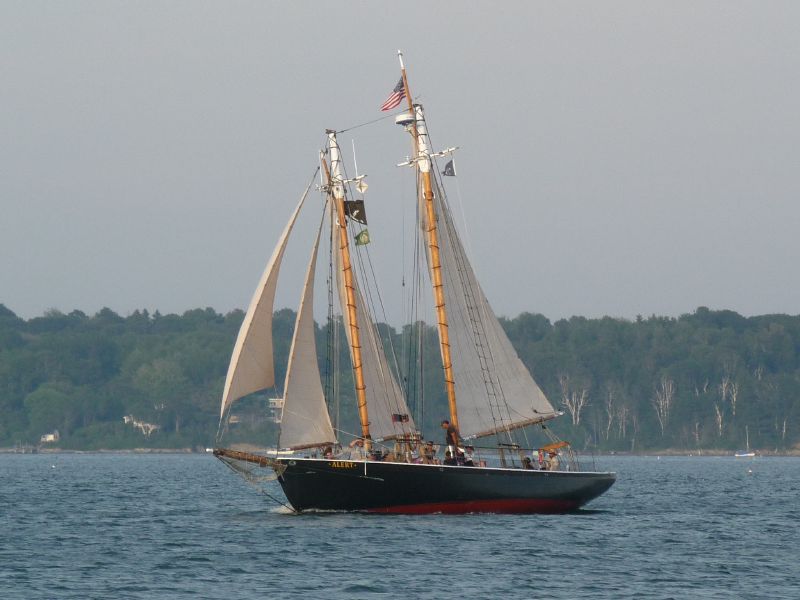 Returning schooner ...