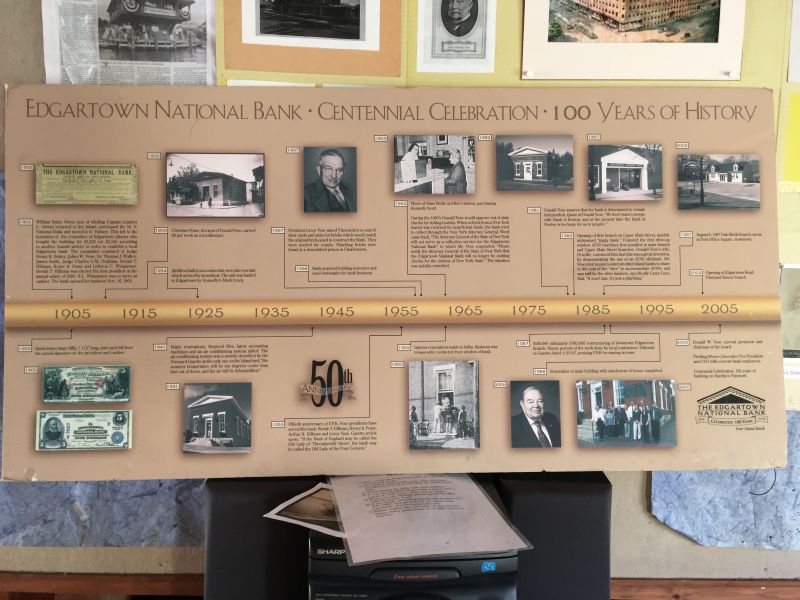 Edgartown Bank history
