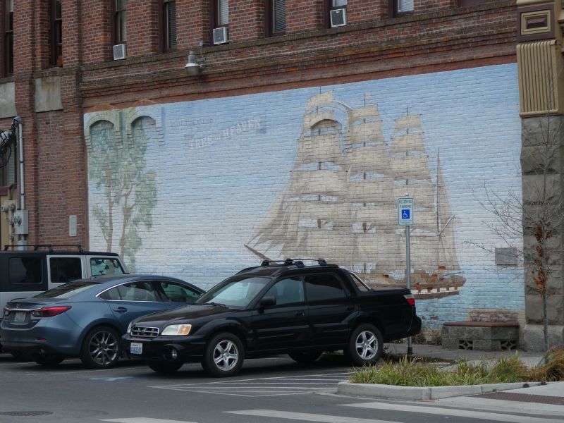 Ship mural