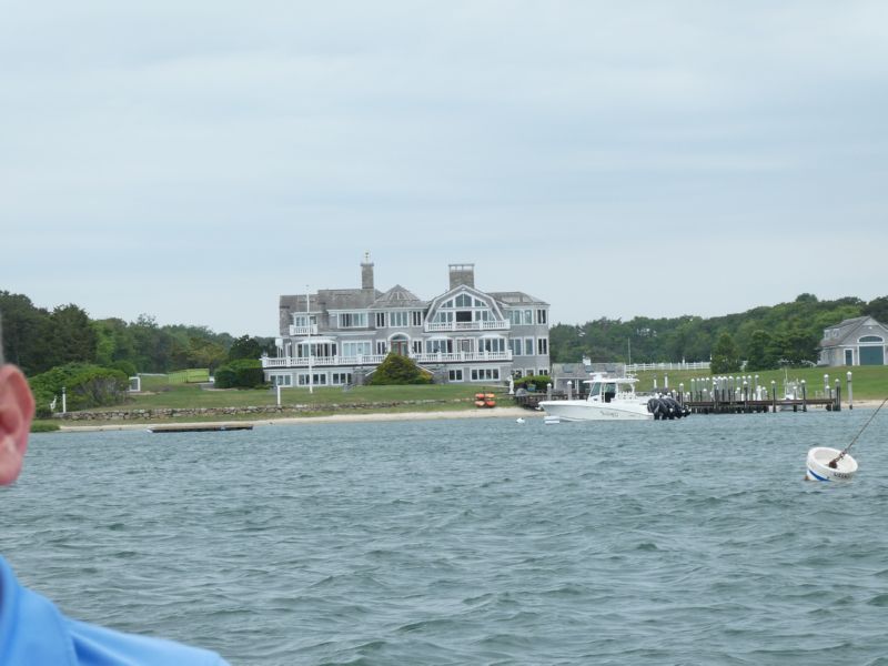 Waterfront houses ...