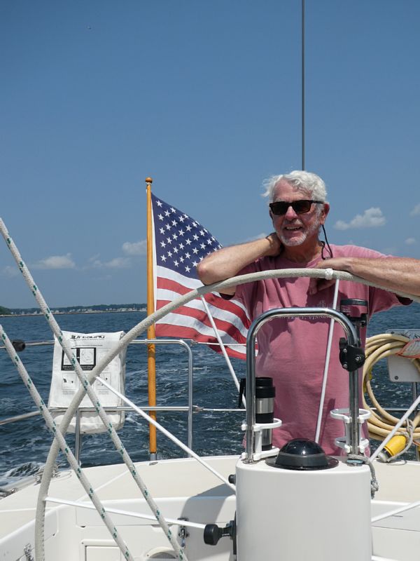 Paul at the helm