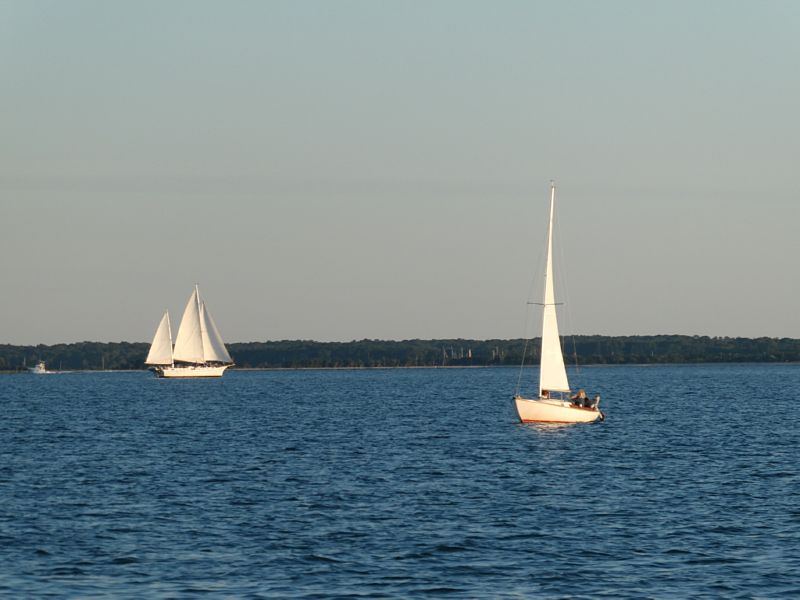 Evening sails ...
