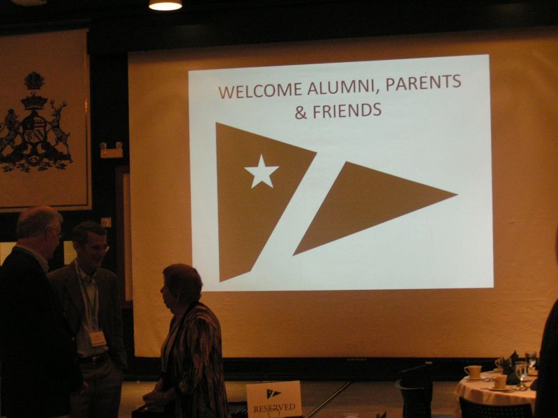 At Alumni Hall