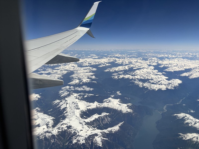 Mountains of snow ...