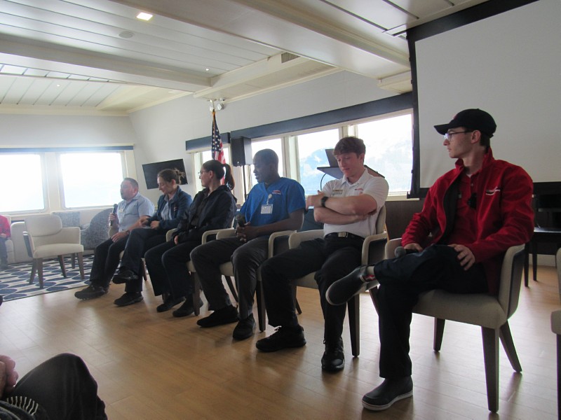 Ship's crew Q & A.